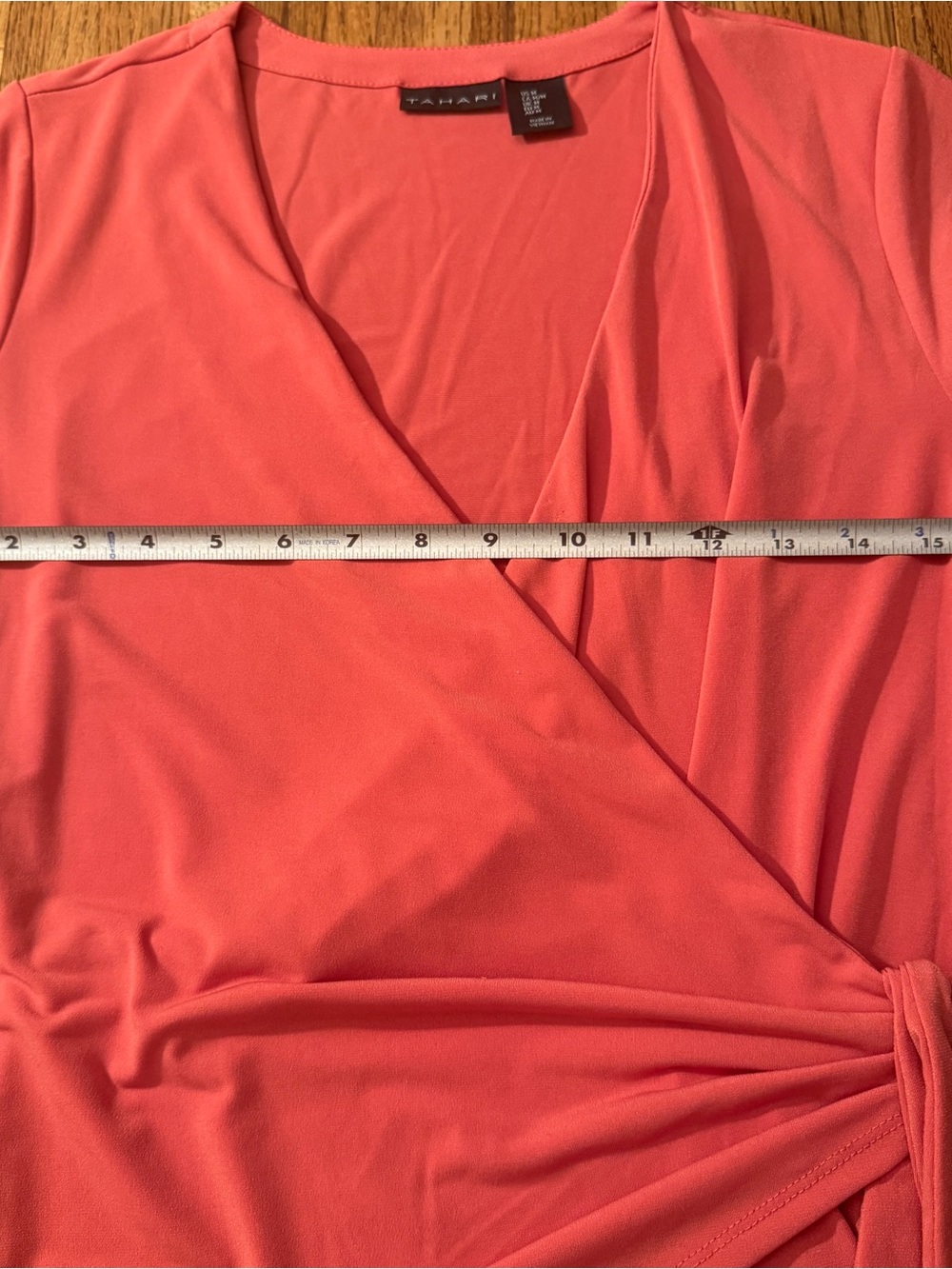 Tahari Faux-Wrap Jersey Knit Top Duo - Picture 8 of 11